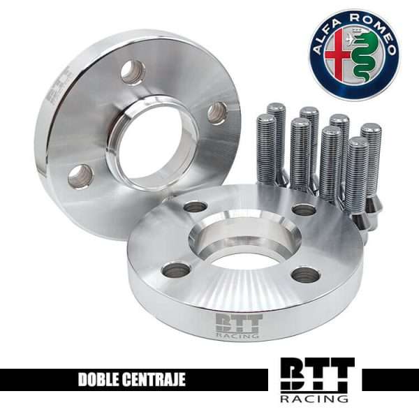 separadores doble centraje alfa romeo 4 tornillos 16mm