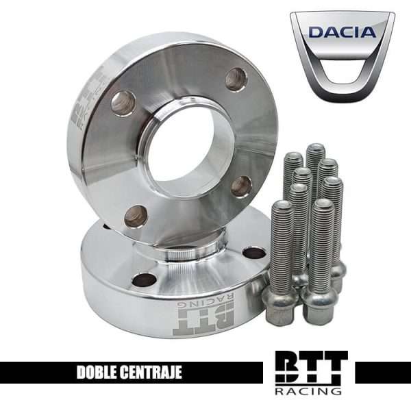 separadores doble centraje Dacia 4 tornillos 30mm