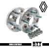 separadores doble anclaje renault 20mm 5 tornillos